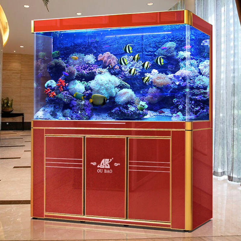 歐寶1.2米大型生態(tài)水族箱 一缸碧水，靈動(dòng)空間的藝術(shù)